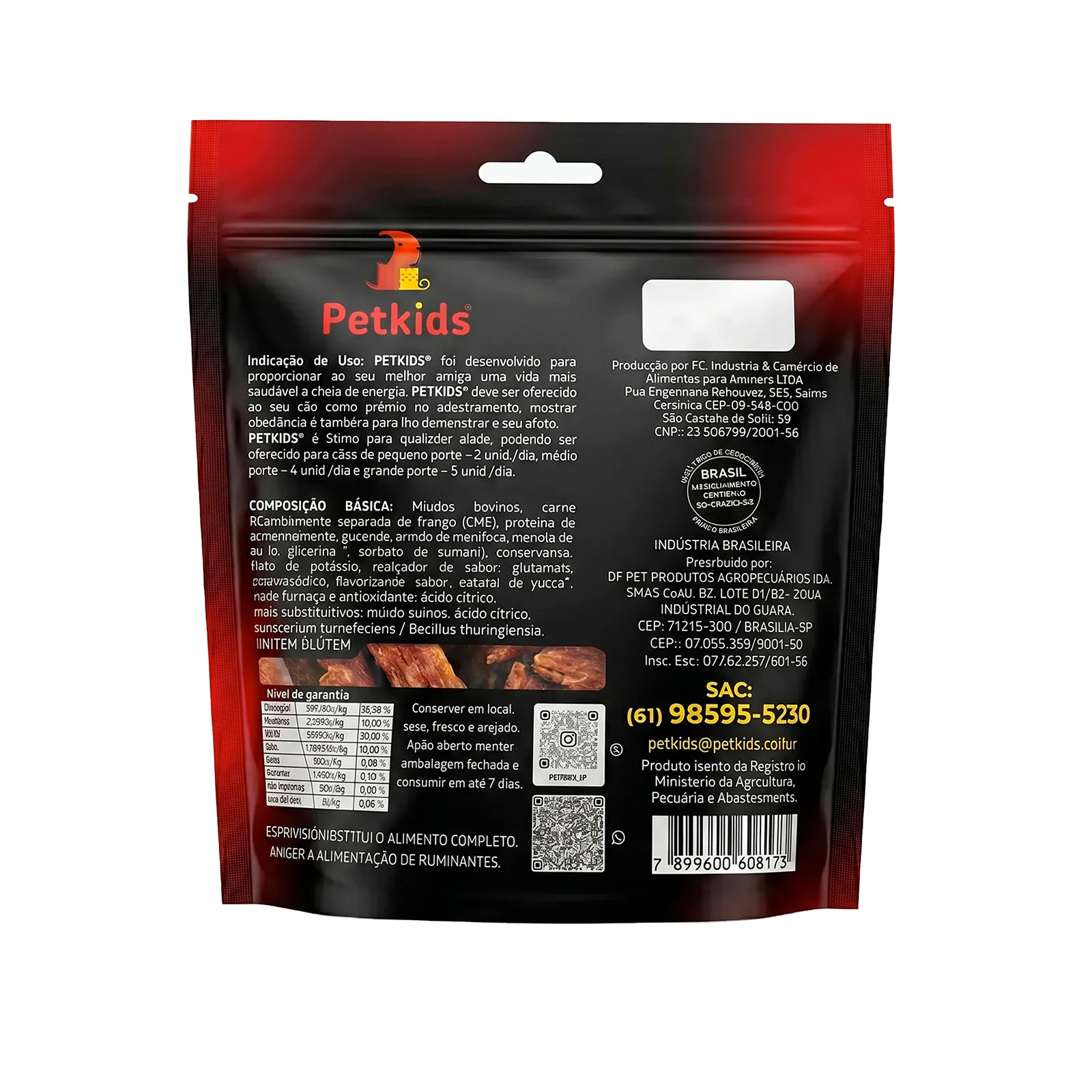 BIFINHO CARNE ASSADA 200G PETKIDS - Imagem 3