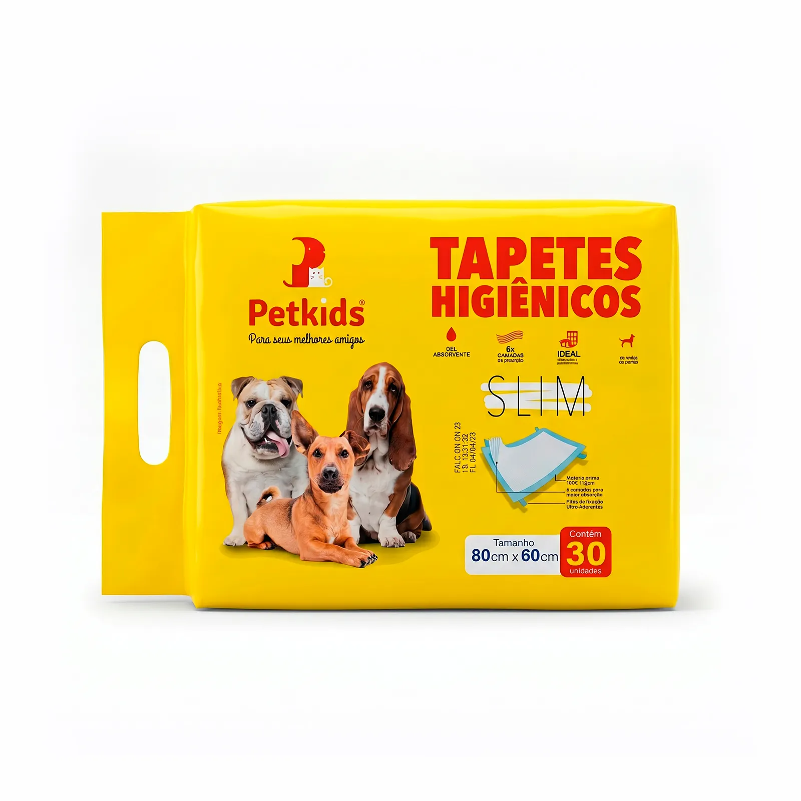 TAPETE HIGIÊNICO 80CMX60CM COM 30 UNIDADES PETKIDS - Imagem 3