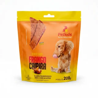 BIFINHO FRANGO CAIPIRA 200G PETKIDS