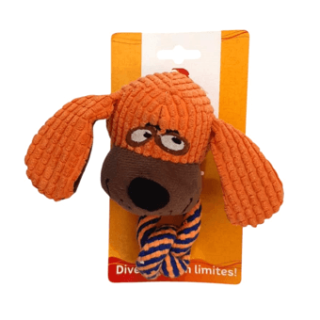 PELÚCIA CACHORRO COM CORDA PETKIDS