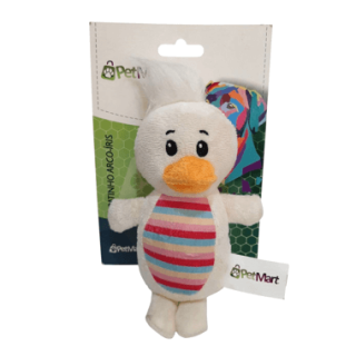 PELÚCIA PATINHO ARCO ÍRIS PET MART