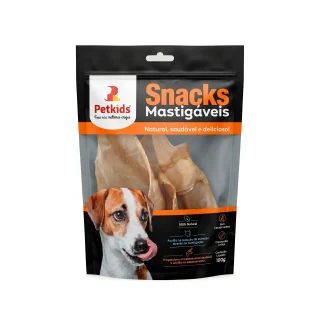 ORELHA BOVINA DESIDRATADA 200G PETKIDS