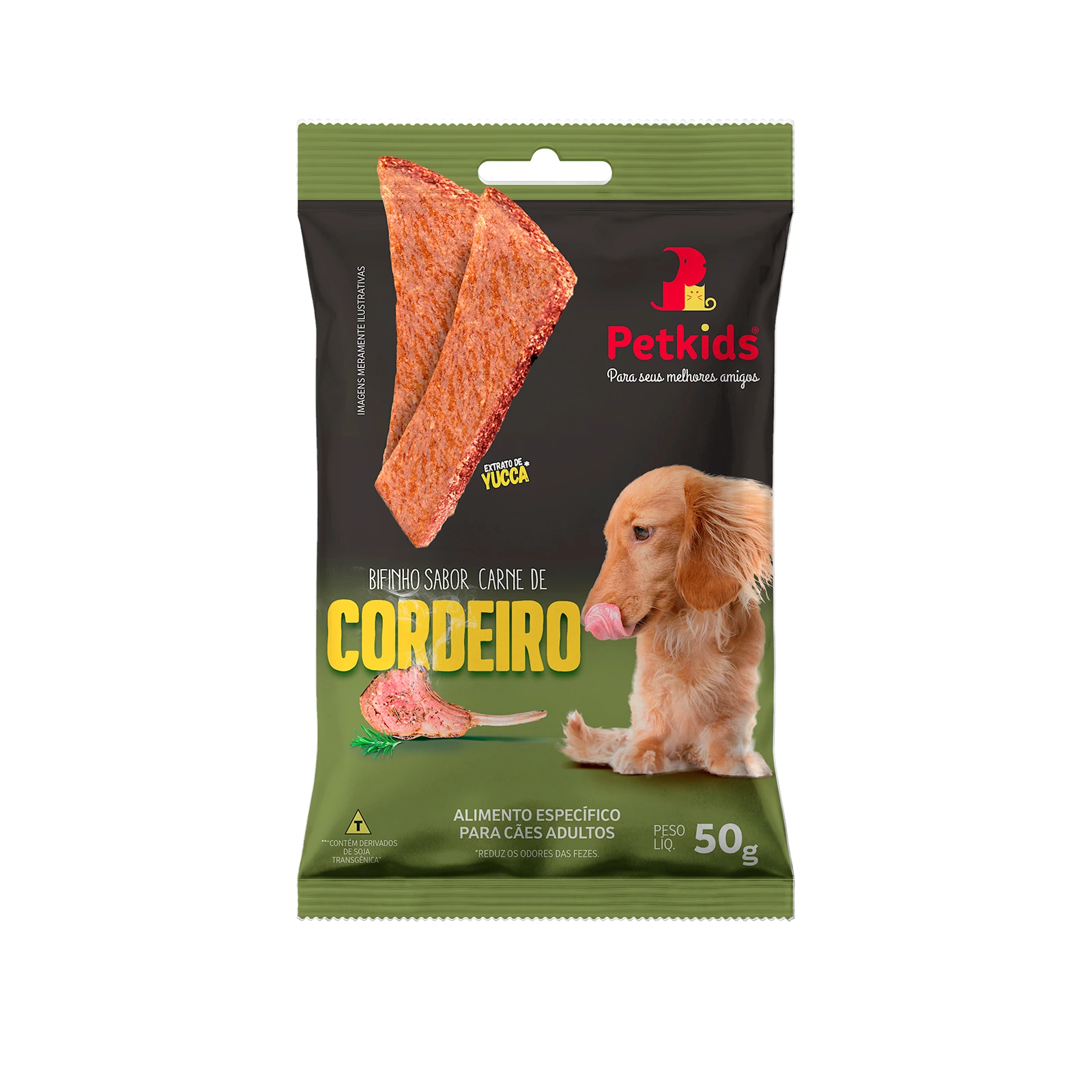 BIFINHO SABOR CARDE CORDEIRO 50G PETKIDS